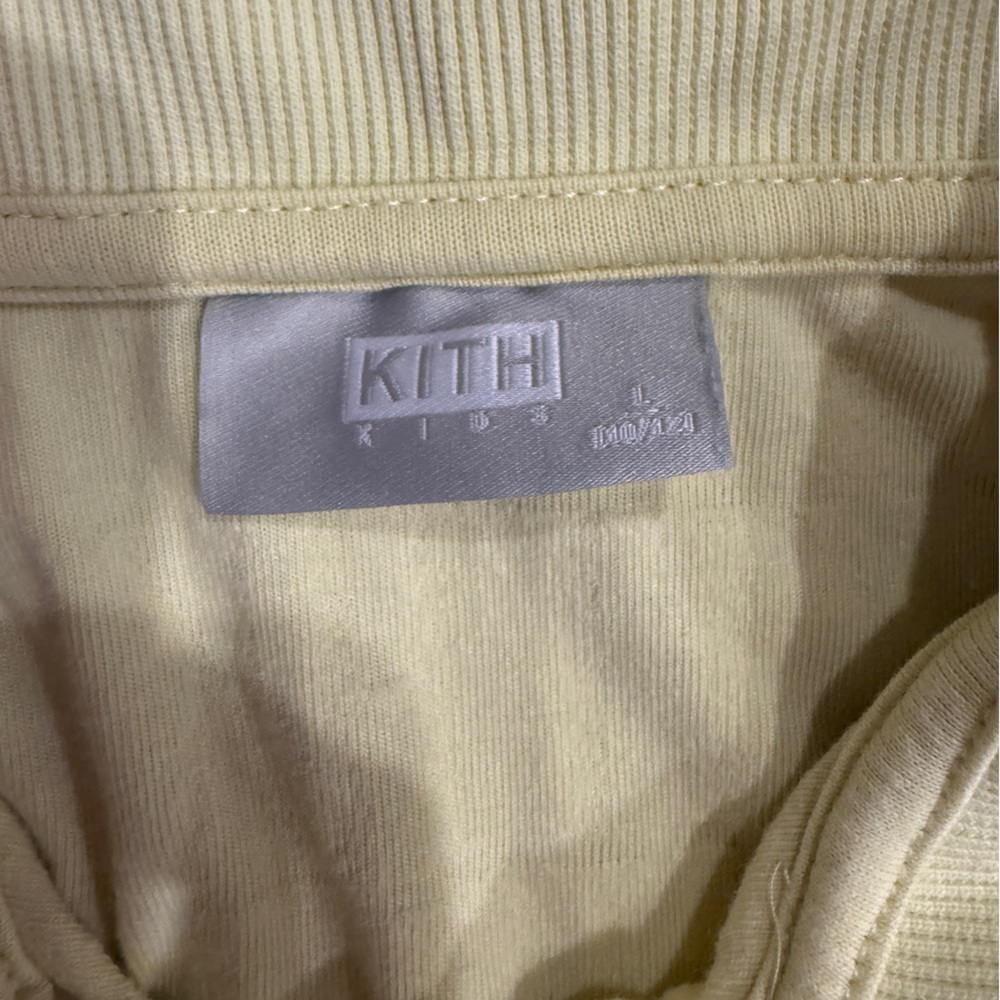 KITH KIDS terry cloth polo dress in yellow - Picture 4 of 6